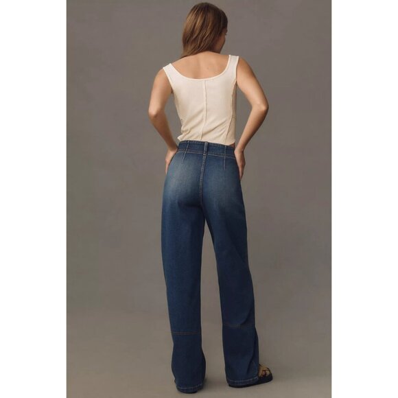 Pilcro Eventide High-Rise Wide-Leg Trouser Jeans - Denim - Picture 13 of 13